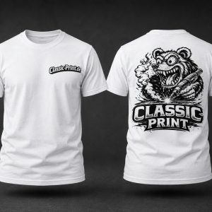 classic print t shirt